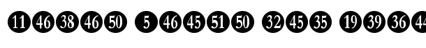 Numberpile font logo