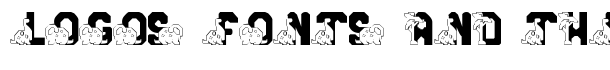Conradasaur font logo