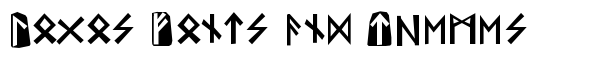 Runes font logo