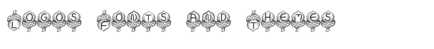 JI Acorn font logo