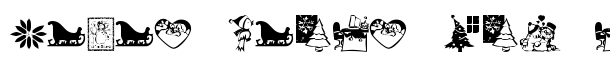 KR Christmas Time font logo