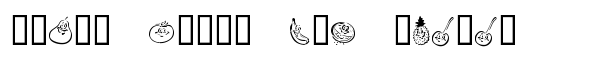 KR Happy Fruit font logo