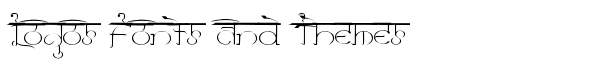 Raj classic font logo