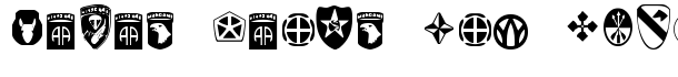 US Army font logo