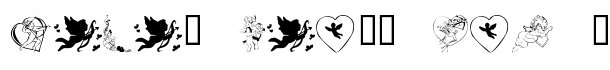KR Cupids font logo