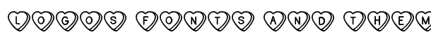 Sweet Hearts BV font logo