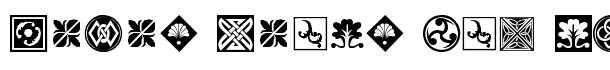 Orient Patterns font logo