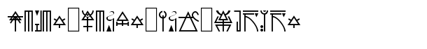 Eldar Runes font logo
