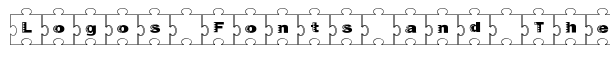 Failed Font 2   Jigsaw font logo