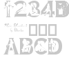 Alpha Silouettes 3 font