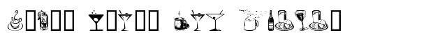 Drinks Various font logo