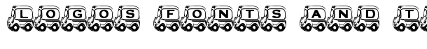 SPs School Bus font logo