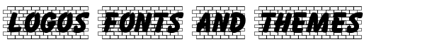Brickletter font logo