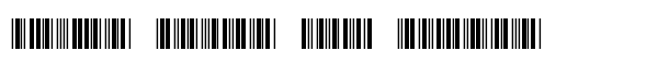 3 of 9 Barcode font logo