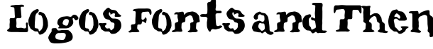 verrutscht font logo