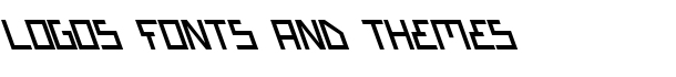 Bionic Type Slant font logo