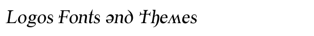 Denial2RegularItalics font logo