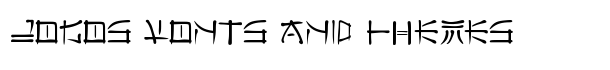 Far East font logo