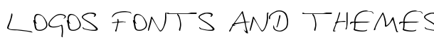 Douglas Adams Hand font logo