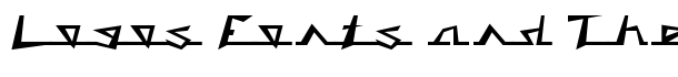 Caddy font logo