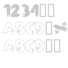 Alpha Sausage font