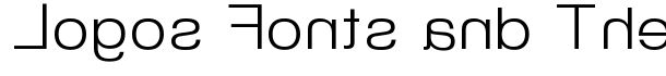 Strait Kcab font logo