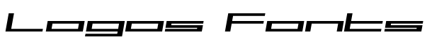 SF Square Head Extended Italic font logo