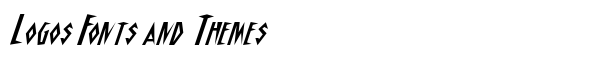 Schrill AOE Oblique font logo