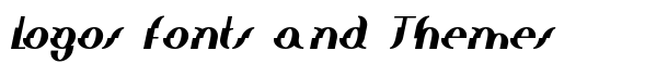 Elephant man Italic font logo