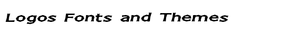 Chizz Wide Italic font logo