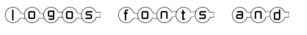 Molecular font logo