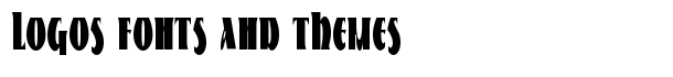 Nestor Condensed font logo
