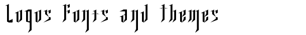 Ysgarth English Normal font logo