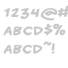 Handy candy font