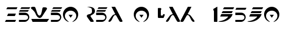 Naboo_Futhork font logo