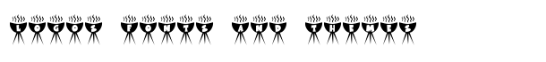 KR BBQ font logo