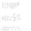 Konfuciuz Thin font