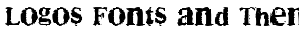 TimesNoRoman font logo