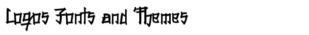Konfuciuz Fat font logo