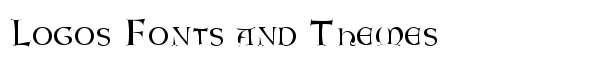 Lombardic font logo
