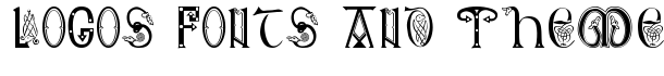Anglo-Saxon, 8th c. font logo