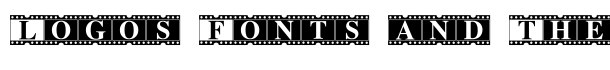 Movie Times font logo