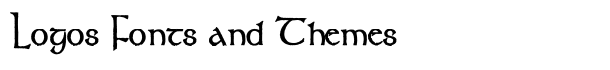 Faerie font logo