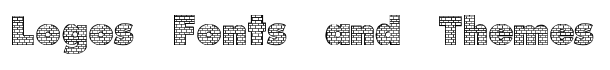 Bricks font logo
