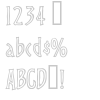 Chiseled Open font