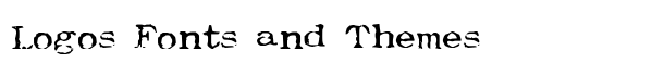 Typewriter-Font (Royal 200) font logo