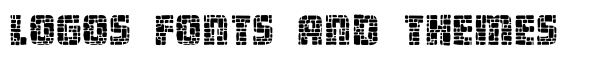 Dungeon Blocks Filled font logo