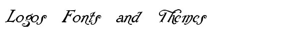 Rackham Italic font logo