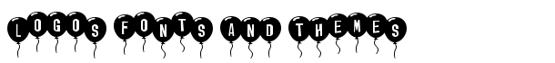 SF Balloons font logo