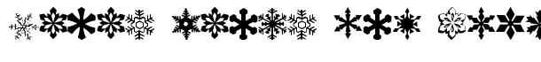 WWFlakes font logo